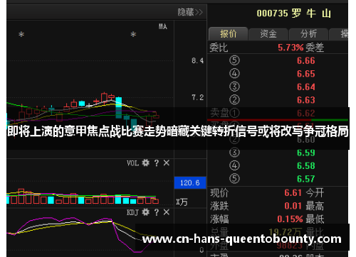 即将上演的意甲焦点战比赛走势暗藏关键转折信号或将改写争冠格局 即将上演的意甲焦点战比赛走势暗藏关键转折信号或将改写争冠格局
